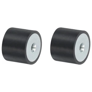 Soportes de goma hembra rosca M6 25 x 20 mm, bloque base bloque silencioso 2 piezas - Imagen 1 de 6