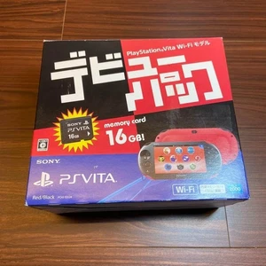 Sony PS Vita PCH-2000 Debut Pack Black × Red Console w/ Box, Manual Working F/S - Picture 1 of 20