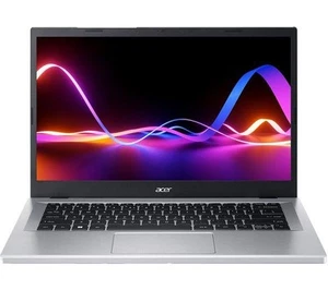 ACER Aspire 3 14" Laptop Intel Core i3 4GB RAM 128GB SSD, Silver - Afbeelding 1 van 9