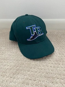 Gorra DE COLECCIÓN New Era Tampa Bay Devil Rays Adulto 7 3/4 Verde Ajustada MLB - Imagen 1 de 7