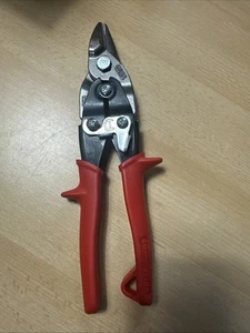 Wiss Crescent M5 Tin Snips Metal Cutters Red Handle Locking Tin Snips - Picture 1 of 4