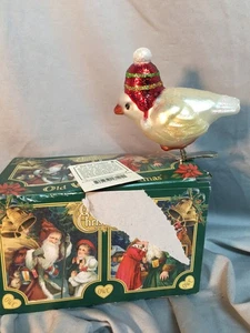 Old World Christmas "Red Hat Snowbird" Ornament #18141 2016 Collection - Picture 1 of 5