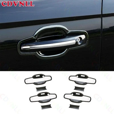 Черный титановый чехол на раму внешней боковой двери чаши для Lincoln MKX 2016-2018 8* - Изображение 1 из 4