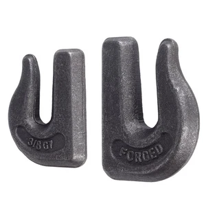 Weld-on Grab Chain Hooks 3/8" Heavy Duty Tow Hook G70 Forged Steel 6 Packs Tract - Picture 1 of 2