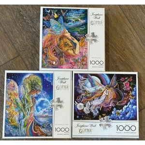 Josephine Wall 1000 Piece 4 Jigsaw Puzzles Heart Soul Eros Psyche Sadness Gaia - Picture 1 of 11
