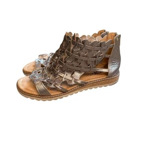 Pikolinos Alcudia Gladiator Mujer 42 EE. UU. 11 Cremallera Cuero Sandalias Metálicas S3 - Imagen 1 de 7