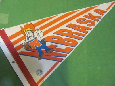 Vintage NEBRASKA CORNHUSKERS Wincraft Felt Pennant 30" X 12" - Image 1 of 4
