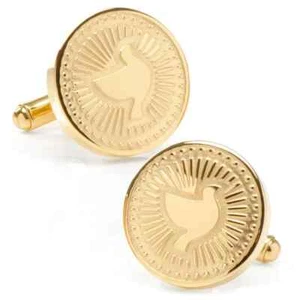 Gold Dove Radial Cufflinks - Picture 1 of 5