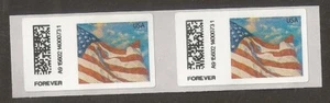 US CVP91 Flag at Dusk Kiosk ATM F horz pair MNH 2014 - Picture 1 of 1