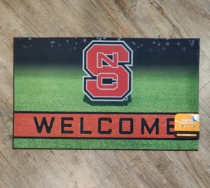 North Carolina NC State Wolfpack Krümel Gummi 30x18 Willkommen Fußmatte - Bild 1 von 1