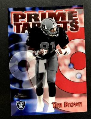1998 Topps Chrome - Tim Brown #15 Oakland Raiders - Image 1 of 2