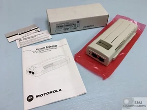 AP-PSBIAS-1P2-AFR MOTOROLA SYMBOL VoIP POWER OVER ETHERNET PoE INJECTOR LOT OF 2 - Picture 1 of 6