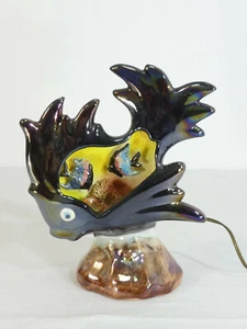 Lampe Poisson vintage CERDAZUR MONACO annees 50 - Picture 1 of 8