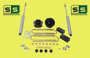 2.5"/1.5" SPACERS/SHOCKS 2 LIFT KIT FITS 13-18 DODGE RAM 2500/3500 2WD 3.5" AXLE - Picture 1 of 1