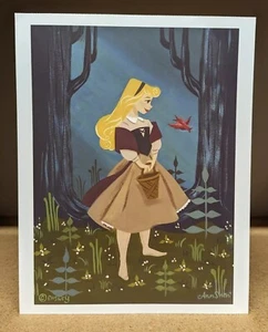 Disney Park 2023 Ann Shen Art Sleeping Beauty 11x14 Poster Print - Picture 1 of 3