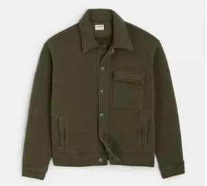 $298 Todd Snyder Fleece Jacket Made in L.A. | Snyder Olive | Medium - Picture 1 of 7