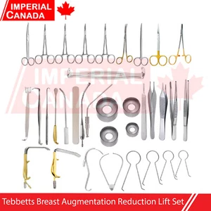 Tebbetts Breast Augmentation Reduction Lift Set of 36 Pieces Surgery Set - Picture 1 of 2
