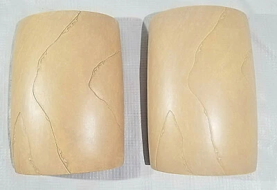 12" Justice Design Group Ceramic Wall Sconces 8858 in Tierra Tan Slate, two bulb - Image 1 of 4