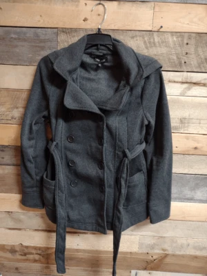 New Look Medium (M) Women's Dark Gray Pea Coat Jacket - Image 1 of 4