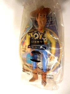 Disney Toy Story Woody Burger King Figura de Acción Juguete De Colección 1995 NUEVO en Bolsa - Imagen 1 de 7