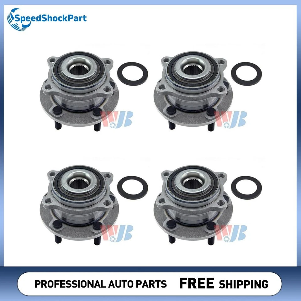 Conjunto de cojinete y buje de rueda delantera trasera WJB para Hyundai Santa Fe 2007-2014 Foto 1 de 4