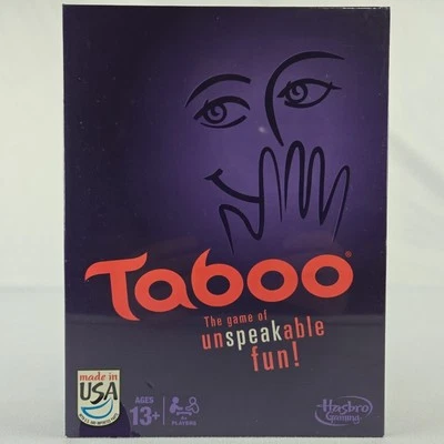 Taboo Board Game - The Game of Unspeakable Fun - Hasbro Gaming - New Family Game - Image 1 of 4