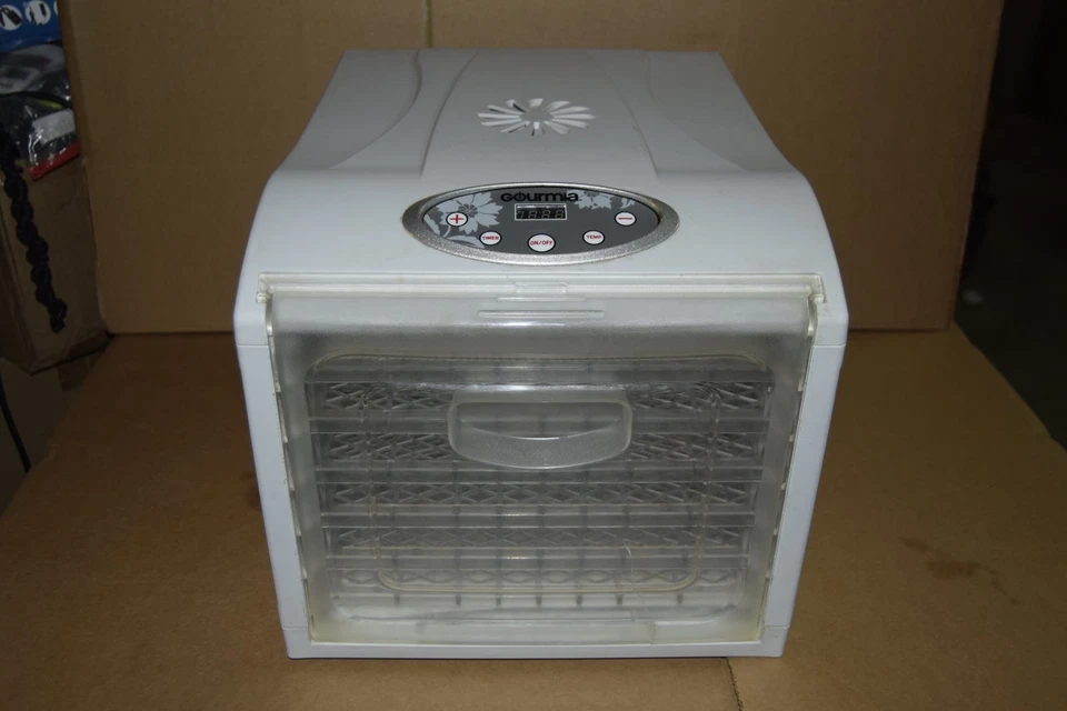 Deshidratador digital de alimentos Gourmia 400W GFD1650 con bandejas de secado cecina Foto 1 de 4