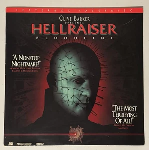 Hellraiser Bloodline Letterbox Edition Laserdisc Horror Untested/As Is - Picture 1 of 14