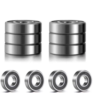 Bearings 10 PCS R8-2RS (1/2" x1-1/8 x5/16) Deep Groove Bearing High Speed Sea... - Afbeelding 1 van 5