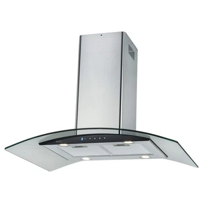 NEG Campana Extractora NEG38-AT2 (Excursión/Recirculación) 90cm Acero Inoxidable Isla Campana con - Imagen 1 de 4