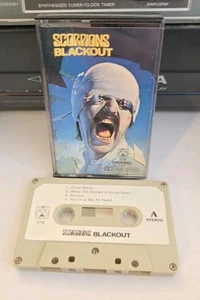 Rare SCORPIONS BLACKOUT CASSETTE Paper Label TIG 978 TIGER RECORDS ~ Tested  - Picture 1 of 8