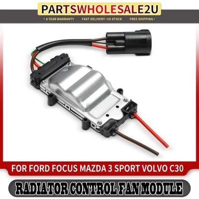 Módulo de control del ventilador de refrigeración del radiador para Volvo S40 C30 Ford Focus Mazda 3 Sport Foto 1 de 4