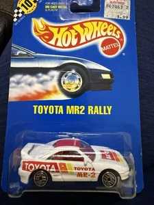 1991 HOT WHEELS BLUE CARD No. 122 TOYOTA MR2 RALLY - Picture 1 of 7