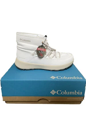 全新 哥伦比亚 女士 冬季 拖车 OMNI-HEAT 防水靴 US10 白色 — 第 1/4 张图片