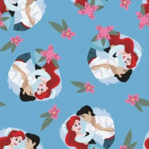 Handgefertigte einlagige Vlies 58""x 72"" Überwurfdecke ""Prinzessin Liebesgeschichte Abzeichen - Bild 1 von 2