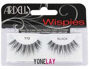 Set 4 Paar ARDELL 113 Wispies Falsche Wimpern Fake Eye Lashes Schwarz Wispy - Bild 1 von 1