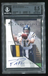 2004 SP Authentic Philip Rivers RC Patch AUTO 74/299 BGS 8.5 NM-MT+ - Picture 1 of 2