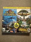Hawiian Explorer Pearl Harbor & Lost Island 2 Full CD-Rom Games 1 disc Slipcover