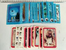 ET The Extraterrestrial - TOPPS 1982 - Complete card set with 9 Sticker mosaic