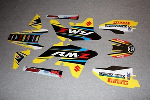SUZUKI RMZ 250 2007-2009 MX GRAPHICS KIT STICKER KIT STICKERS DECALS BUBBLE FREE - Picture 1 of 5