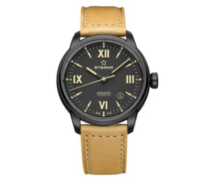 RARE ETERNA ADVENTIST DATE 2970.43 ELEGANT AUTOMATIC SWISS MEN'S WATCH NIB - Picture 1 of 10