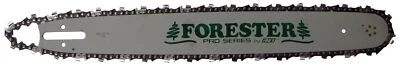 Combo de barra y cadena para motosierra FORESTER - Barra de 20" paso 3/8 calibre 050, 72DL semi-... Foto 1 de 4