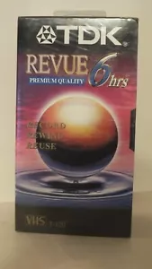 TDK Revue T-120 VHS Leerband 3x Neu Versiegelt 6 Stunden Videorecorder - Bild 1 von 4