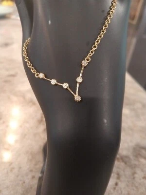 Pulsera Nat.White Circontelación Estrellas/VermeilYG/Plata, 7/25", 0.20 TCW  Foto 1 de 4