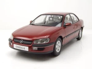Opel Omega B 1996 rot Modellauto 1:18 Triple9 - Bild 1 von 9