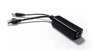 Sdoppiatore POE attivo 10/100Mbps 12V 1A IEEE802.3af / 802.3at per telecamere IP - Foto 1 di 1