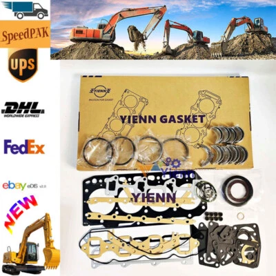 K4D Full Gasket Kit Piston Ring Bearing Set For Mitsubishi M2501 Engine Parts - Image 1 of 4