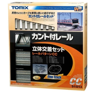 Tomix 91013 Canted Track Bridge Approach Set Track Layout Pattern CC - N - Imagen 1 de 5