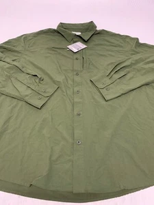 New Gander Mountain Guide Series Button Down Shirt Long Sleeve Green 2XL Men A54 - Picture 1 of 7