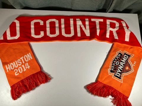 Houston Texas Dynamo For Country And Club  2014 Soft Winter Scarf Neck Blanket Cover